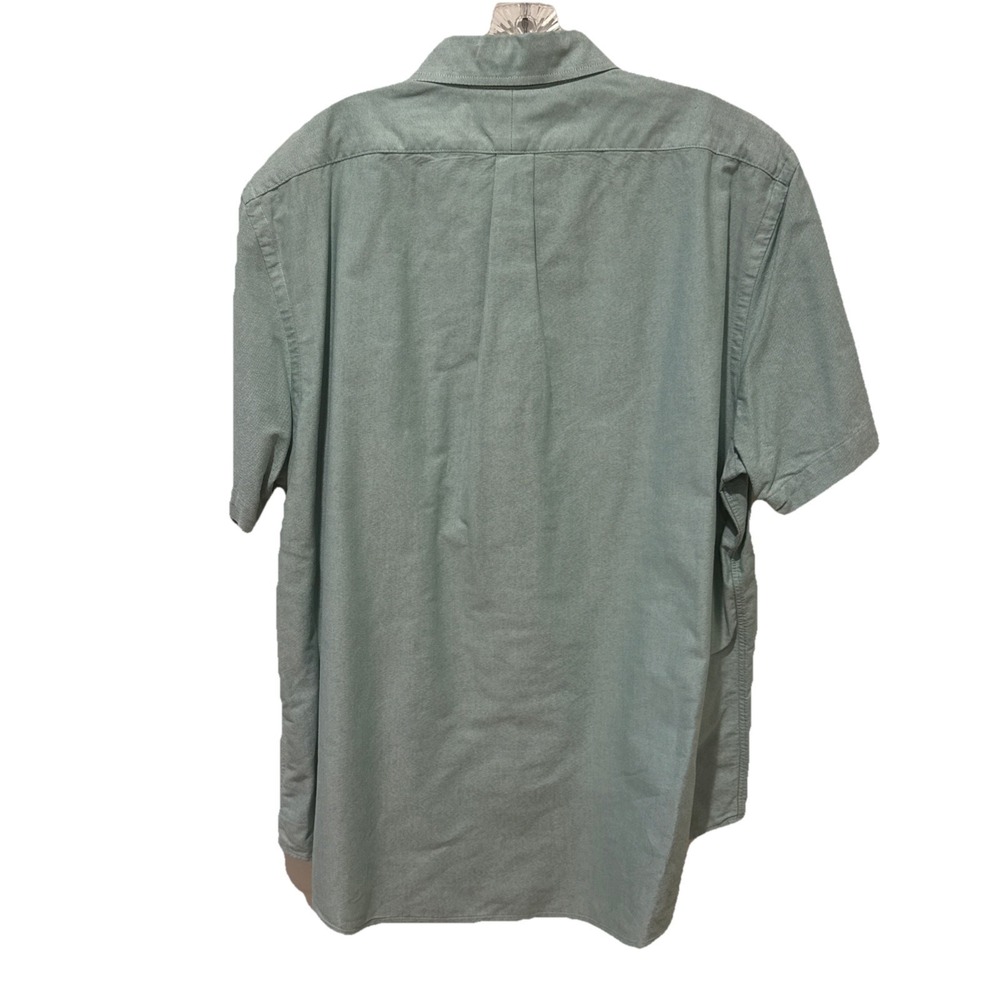 Polo Ralph Lauren Shirt‎ Mens XXL TTG CLASSIC FIT Short Sleet But ton Green - Picture 6 of 6